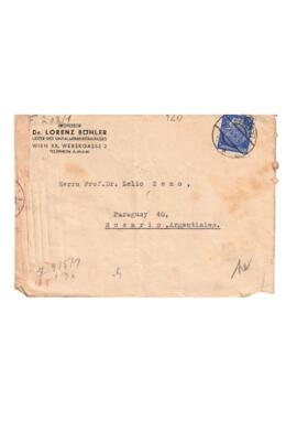 Sobre de carta del Dr. Lorenz Bohler. Posible fecha 12/7/41