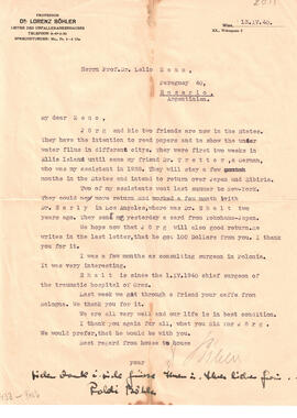 Carta del Dr. Lorenz Bohler del 13 de abril de 1940