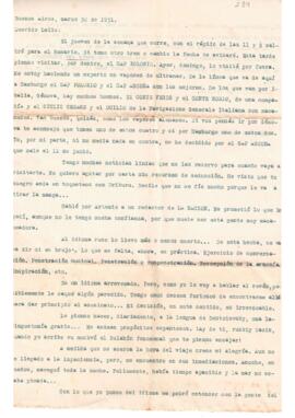 Carta de Elías del 30 de marzo de 1931