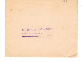 sobre vacío Sr. Prof. Dr. Lelio ZENO. ROSARIO.-