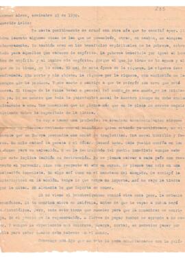 Carta de Elías del 25 de noviembre de 1930