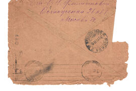 Fragmento de sobre de Moscú