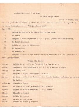 Carta de Ernesto F. Malbec del 7 de junio de 1941