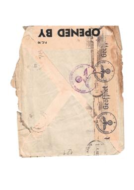 Sobre de carta del Dr. Lorenz Bohler. Posible fecha 13/4/40