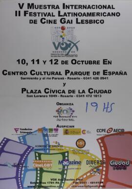 V Muestra Internacional. II Festival Latinoamericano de cine Gai Lesbico
