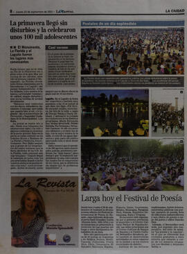 Larga hoy el Festival de Poesía