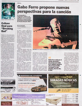Gabo Ferro propone nuevas perspectivas para la canción
