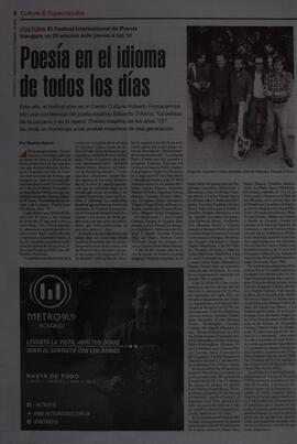 Poesía en el idioma de todos los días