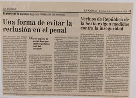 Una forma de evitar la reclusión en el penal