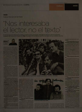 "Nos interesaba el lector, no el texto"