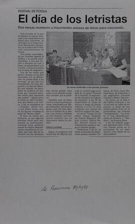 El día de los letristas