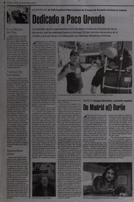 Dedicado a Paco Urondo