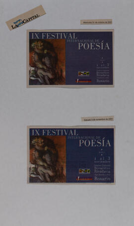 IX Festival Internacional de Poesía