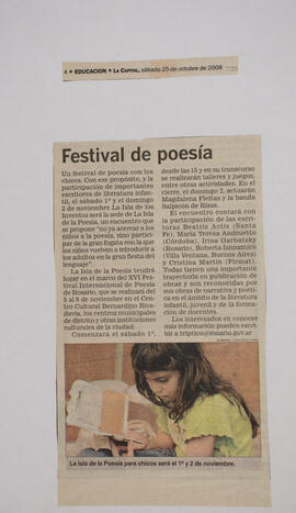 Festival de poesía