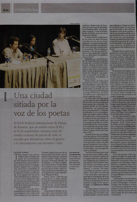 Una ciudad sitiada por la voz de los poetas