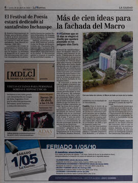 El Festival de Poesía estará dedicado al santafesino Inchauspe