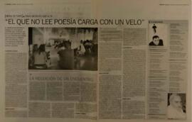 "El que no lee poesía carga con un velo"