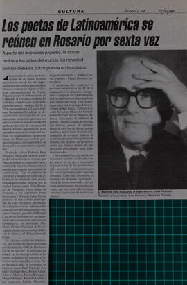 Los poetas de Latinoamérica se reúnen en Rosario por sexta vez