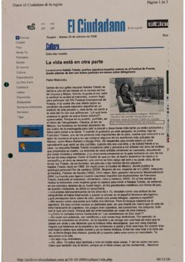 La vida está en otra parte