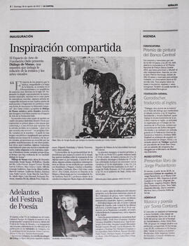 Adelantos del Festival de Poesía