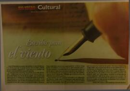 Escribir para el viento