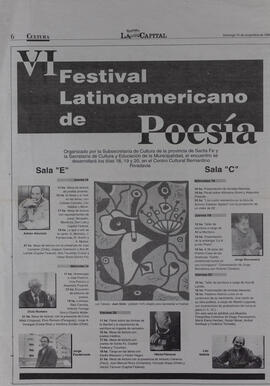 VI Festival de latinoamericano de Poesía