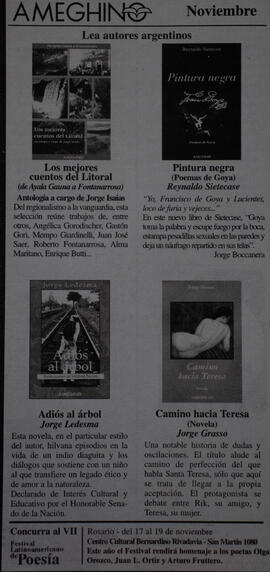 Concurra al VII Festival Latinoamericano de Poesía