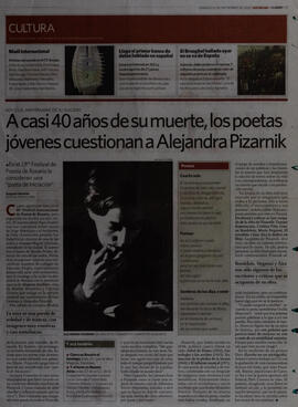 A casi 40 años de su muerte, los poetas jóvenes cuestionan a Alejandra Pizarnik