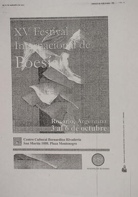 XV Festival Internacional de Poesía